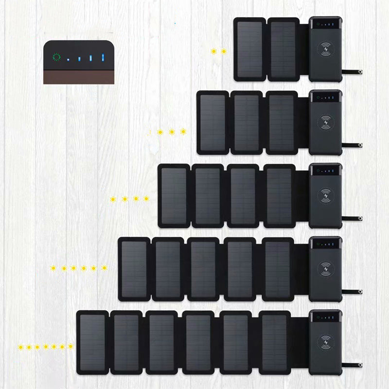 Solar Power Bank (Detachable Wireless Charging)