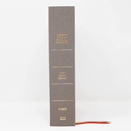 NET Bible, Full-notes Edition, Gray (Hard Cover)