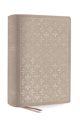 NET, Abide Bible, Stone (Leathersoft)