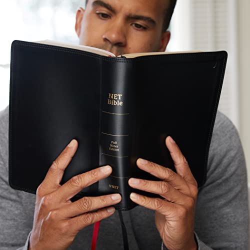NET Bible, Full-notes Edition, Leathersoft, Black, Comfort Print: Holy Bible