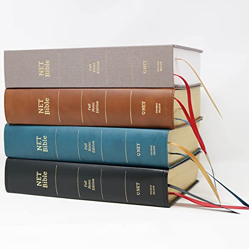 NET Bible, Full-notes Edition, Leathersoft, Black, Comfort Print: Holy Bible