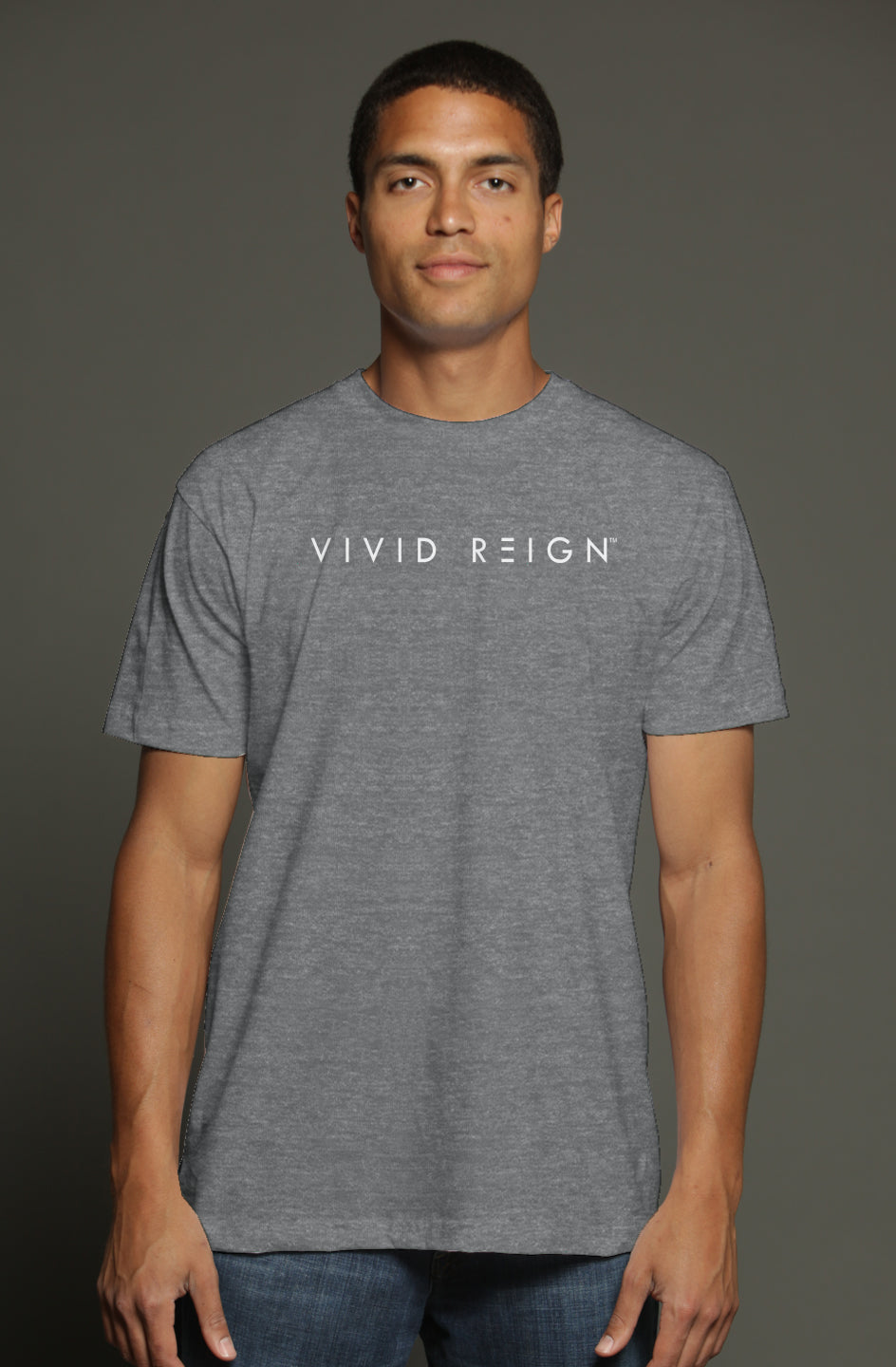 Vivid Tee (Mens)-grey