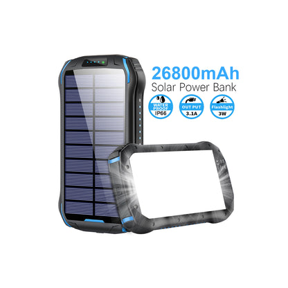 Xionel Solar Power Bank (26800Mah)